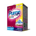 PUROX Color Waschpulver 10 kg, 142 Waschladungen, für Buntwäsche, Karton