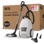 AEG 8000 Staubsauger mit Beutel, Testsieger Stiftung Warentest, AB81U1SW