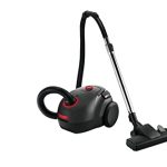 Grundig, VCC 3850 A Bodenstaubsauger mit Beutel, 800W, 2,1 L, Schwarz/Rot