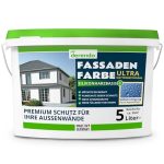 derendo Fassadenfarbe Weiss ULTRA Silikonharzfarbe aussen 5l