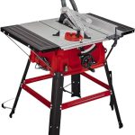 Einhell Tischkreissäge TC-TS 2025/2 U (2.000 Watt, 85 mm Schnitthöhe, Ø 250 mm Sägeblatt, Tischverbreiterung, Winkelanschlag, Parallelanschlag, Sägeblattneigung)