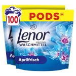 Lenor Pods Aprilfrisch Waschmittel, 100 Wäschen
