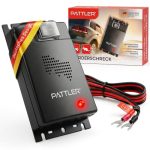 PATTLER® Marderschreck Auto - Marderabwehr Mader Abwehr für 12V Autobatterie - Maderschrecker Auto mit Ultraschall Sofortiger & langfristiger Marderschutz im Motorraum