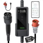dé Mobile Wallbox 11kW mit APP [7m | 3-phasig | 6–16 A]