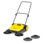 Kärcher Kehrmaschine S 3 Twin 2-in-1, bis zu 1.800 m²/h Fläche | Arbeitsbreite: 650 mm, Kehrgutbehälter: 16 l, Gewicht, Seitenbesen für trockenen Schmutz & feuchten Schmutz