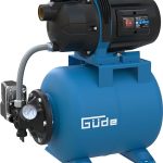Güde Hauswasserwerk HWW 6035 (600 W, Kesselinhalt: 19 l, Fördervolumen: 3200 l/h, Förderhöhe: max. 35 m, Ansaughöhe: max. 7 m, Noryllaufrad, Stahltank, Druckschalter, Thermoschutzschalter, Manometer)