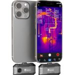 P1 Wärmebildkamera X³ Sharf-Auflösung 320x240 Elektro- und Haus-Inspektion | Geeignet für iPhone & Android 15x Digitalzoom 25Hz Temperaturbereich -20 bis 600℃ Infrarotkamera 40mK Grau Thermal Camera