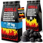 DEUBA® Holzkohle Grillbriketts 27kg